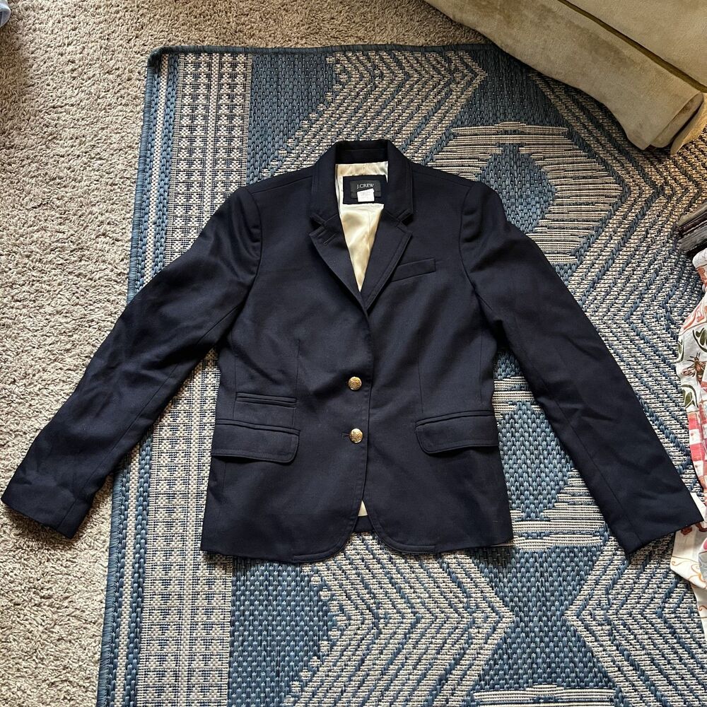 Schoolboy J.Crew wool blazer S preppy classic capsule dark academia old money